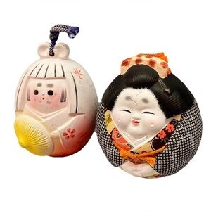 Japanese Kokeshi Doll Set